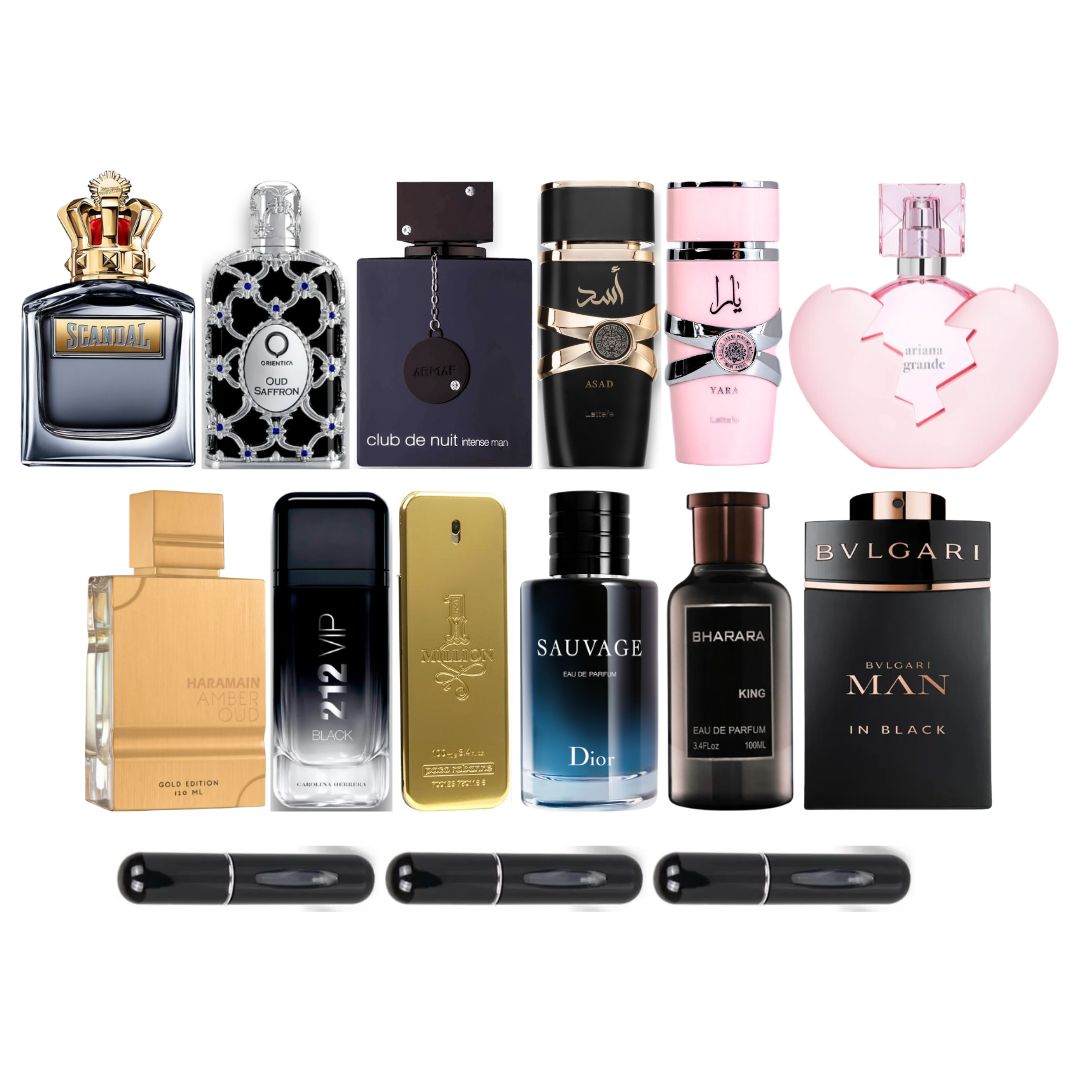 COMBO 16 PERFUMES + 3 PERFUMEROS